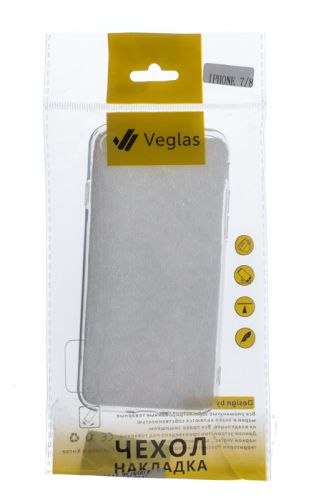 Чехол-накладка для iPhone 7/8/SE VEGLAS Air прозрачный оптом, в розницу Центр Компаньон фото 3