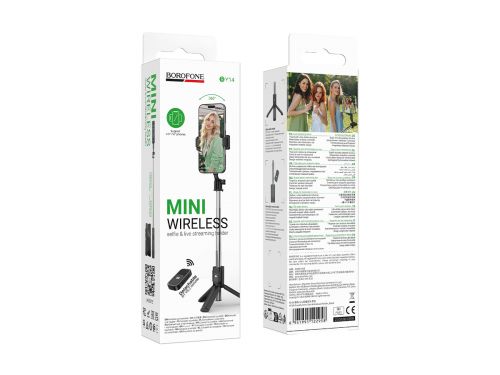 Монопод Селфи BOROFONE BY14 Bluetooth штатив черный - оптовая продажа фото 6 Монопод Селфи BOROFONE BY14 Bluetooth штатив черный - фото фото 6