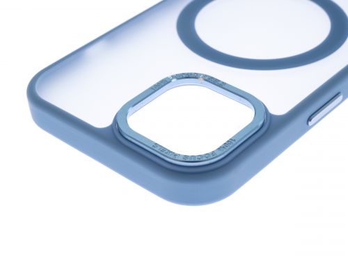 Чехол-накладка для iPhone 15 VEGLAS Fog Magnetic синий - фото фото 3
