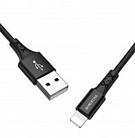 Купить Кабель USB Lightning 8Pin BOROFONE BX20 Enjoy 2.4A 1м черный оптом, в розницу в ОРЦ Компаньон