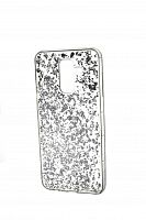 Чехол-накладка для Samsung A605 A6+ 2018 GLITTER TPU серебро - фото