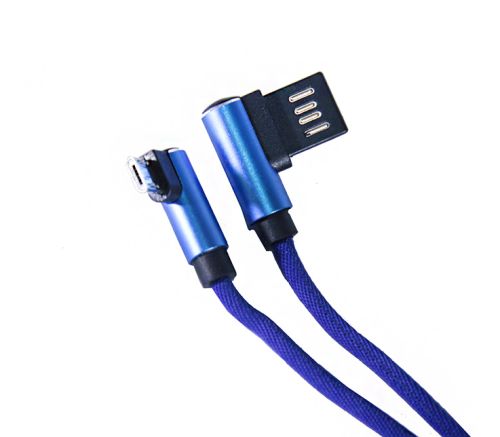 Кабель USB-Micro USB Design L Weave1м синий оптом, в розницу Центр Компаньон фото 3