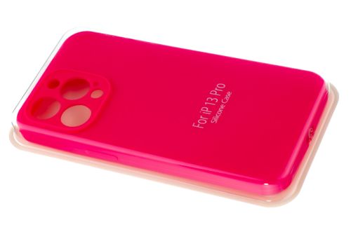 Чехол-накладка для iPhone 13 Pro VEGLAS SILICONE CASE NL Защита камеры глубокий розовый (47) оптом, в розницу Центр Компаньон фото 2