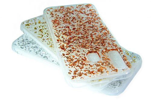 Чехол-накладка для Samsung A305F A30/A205F A20 GLITTER TPU бронзовый - фото