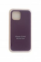 Чехол-накладка для iPhone 13 Mini VEGLAS SILICONE CASE закрытый бордовый (52) - фото