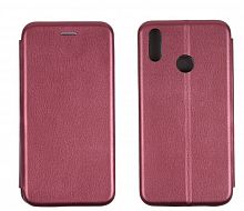Чехол-книжка для HUAWEI Honor 8C BUSINESS бордовый - фото