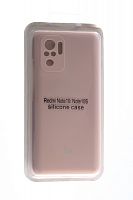 Купить Чехол-накладка для XIAOMI Redmi Note 10 SILICONE CASE закрытый светло-розовый (18) оптом, в розницу в ОРЦ Компаньон