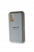Чехол-накладка для Samsung G980F S20 SILICONE CASE белый (9) - фото