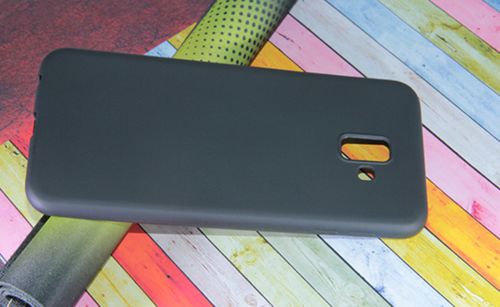 Чехол-накладка для Samsung J610 J6 plus/J6 Prime FASHION TPU матовый черный - оптовая продажа фото 3 Чехол-накладка для Samsung J610 J6 plus/J6 Prime FASHION TPU матовый черный - фото фото 3