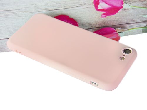 Чехол-накладка для iPhone 7/8/SE SOFT TOUCH TPU ЛОГО розовый  оптом, в розницу Центр Компаньон фото 3