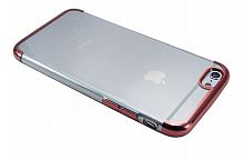 Чехол-накладка для iPhone 6/6S ELECTROPLATED TPU розовое золото - фото