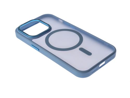 Чехол-накладка для iPhone 14 Pro VEGLAS Fog Magnetic синий - оптовая продажа фото 3 Чехол-накладка для iPhone 14 Pro VEGLAS Fog Magnetic синий - фото фото 3