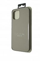 Чехол-накладка для iPhone 12 Pro Max VEGLAS SILICONE CASE закрытый серый (23) - фото