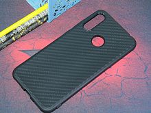 Чехол-накладка для HUAWEI Honor 8A Pro/Y6 Prime 2019 CARBON TPU черный - фото