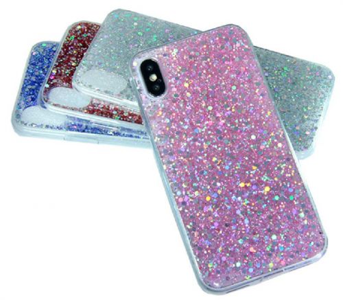 Чехол-накладка для iPhone XS Max DROP STAR TPU розовый - оптовая продажа Чехол-накладка для iPhone XS Max DROP STAR TPU розовый - фото