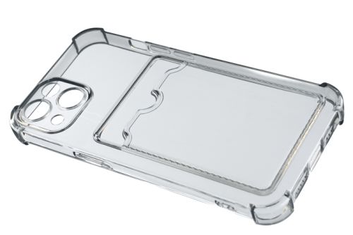 Чехол-накладка для iPhone 13 VEGLAS Air Pocket черно-прозрачный оптом, в розницу Центр Компаньон фото 3