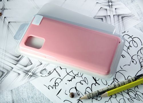 Чехол-накладка для Samsung A315F A31 SILICONE CASE NL розовый (4) оптом, в розницу Центр Компаньон