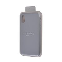 Купить Чехол-накладка для iPhone X/XS VEGLAS SILICONE CASE NL закрытый светло-серый (26) оптом, в розницу в ОРЦ Компаньон