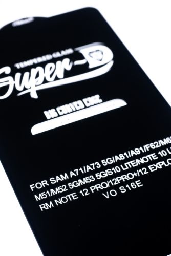 Защитное стекло для XIAOMI Redmi Note 12 Pro Mietubl Super-D коробка черный оптом, в розницу Центр Компаньон фото 2