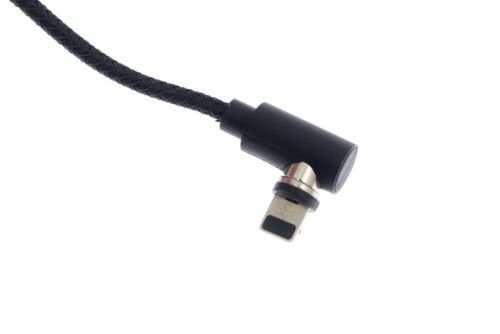 Кабель USB Lightning 8Pin USAMS US-SJ444 U54 Right-angle Magnetic 1м черный - оптовая продажа фото 3 Кабель USB Lightning 8Pin USAMS US-SJ444 U54 Right-angle Magnetic 1м черный - фото фото 3