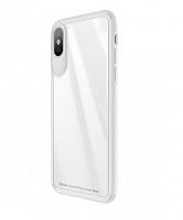Купить Чехол-накладка для iPhone X/XS HOCO ZERO POINT TPU белая + стекло оптом, в розницу в ОРЦ Компаньон