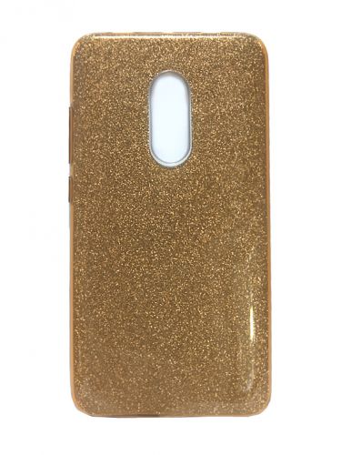 Чехол-накладка для XIAOMI Redmi 5 JZZS Shinny 3в1 TPU золото - оптовая продажа Чехол-накладка для XIAOMI Redmi 5 JZZS Shinny 3в1 TPU золото - фото
