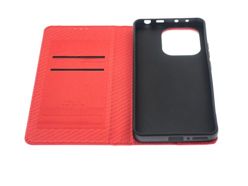 Чехол-книжка для XIAOMI Redmi Note 13 4G VEGLAS RICH красный - оптовая продажа фото 3 Чехол-книжка для XIAOMI Redmi Note 13 4G VEGLAS RICH красный - фото фото 3