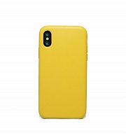 Купить Чехол-накладка для iPhone X/XS LEATHER CASE коробка желтый оптом, в розницу в ОРЦ Компаньон