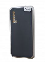 Чехол-накладка для HUAWEI P Smart 2021 VEGLAS SILICONE CASE закрытый черный (3) - фото