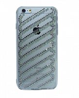 Чехол-накладка для iPhone 6/6S Plus  YOUNICOU стразы LINES PC+TPU Вид 4 - фото