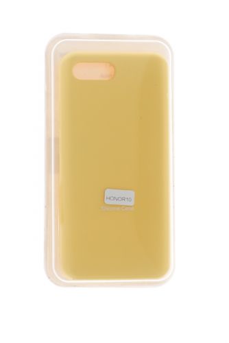 Чехол-накладка для HUAWEI Honor 10 VEGLAS SILICONE CASE закрытый желтый (20) оптом, в розницу Центр Компаньон