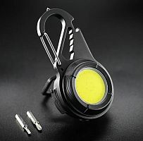 Купить Фонарь-брелок LED аккумулятор MultiTool 8в1 черный оптом, в розницу в ОРЦ Компаньон