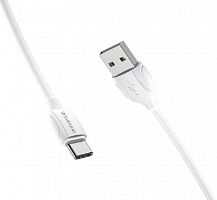 Кабель USB Type-C BOROFONE BX19 Benefit 3A 1м белый - фото