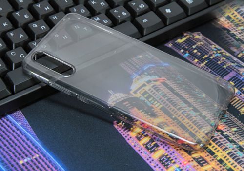 Чехол-накладка для HUAWEI P20 JZZS TPU у/т пакет черная - фото
