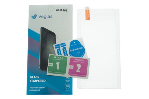Защитное стекло для Samsung A035F A03 VEGLAS Clear 0.33mm картон оптом, в розницу Центр Компаньон фото 2