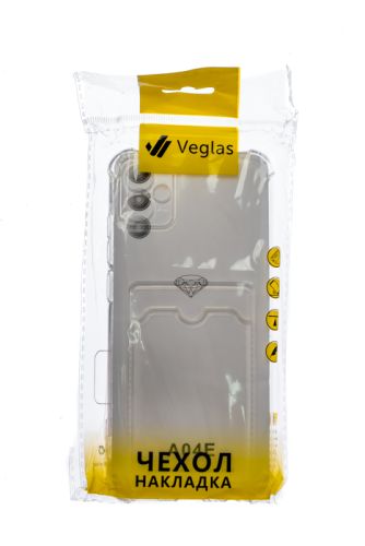 Чехол-накладка для Samsung A042F A04E VEGLAS Air Pocket прозрачный оптом, в розницу Центр Компаньон фото 4