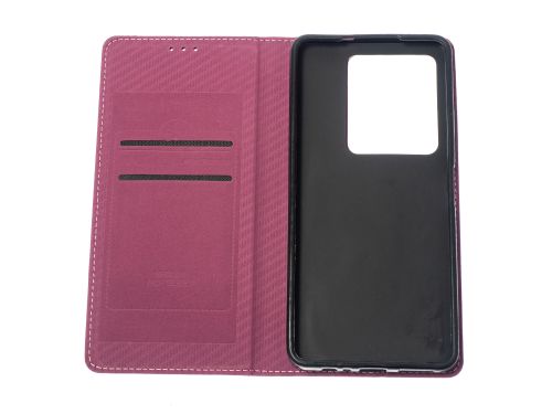 Чехол-книжка для Infinix Note 30 Pro VEGLAS RICH бордовый - оптовая продажа фото 3 Чехол-книжка для Infinix Note 30 Pro VEGLAS RICH бордовый - фото фото 3