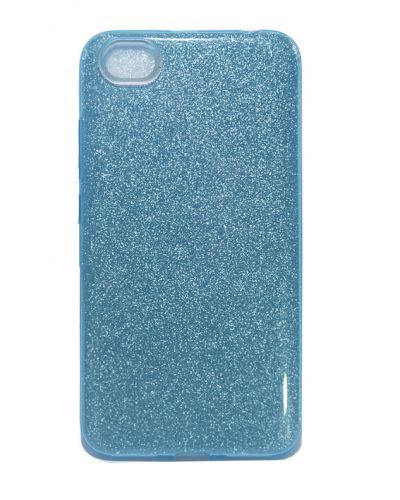 Чехол-накладка для XIAOMI Redmi Note 5A JZZS Shinny 3в1 TPU синяя оптом, в розницу Центр Компаньон