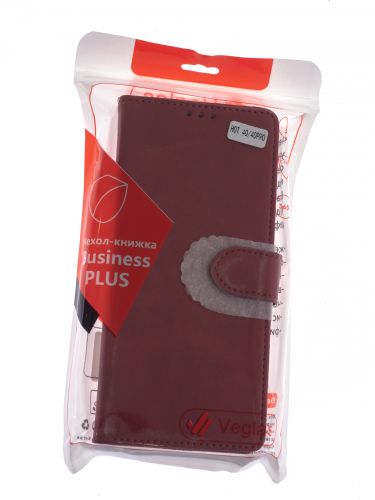 Чехол-книжка для Infinix Hot 40/40 Pro VEGLAS BUSINESS PLUS красный - оптовая продажа фото 5 Чехол-книжка для Infinix Hot 40/40 Pro VEGLAS BUSINESS PLUS красный - фото фото 5