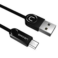 Купить Кабель USB-Micro USB USAMS US-SJ120 U-Ming Braided 1м черный оптом, в розницу в ОРЦ Компаньон