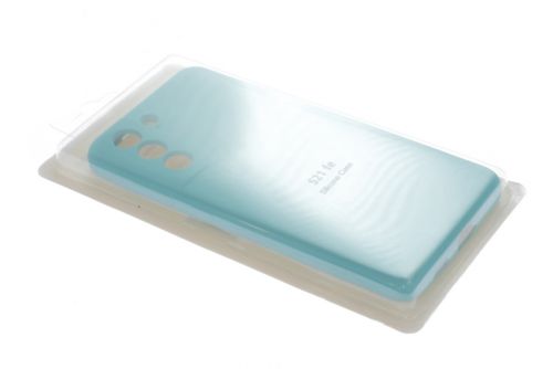 Чехол-накладка для Samsung G9900F S21FE SILICONE CASE закрытый бирюзовый (2) - оптовая продажа фото 2 Чехол-накладка для Samsung G9900F S21FE SILICONE CASE закрытый бирюзовый (2) - фото фото 2