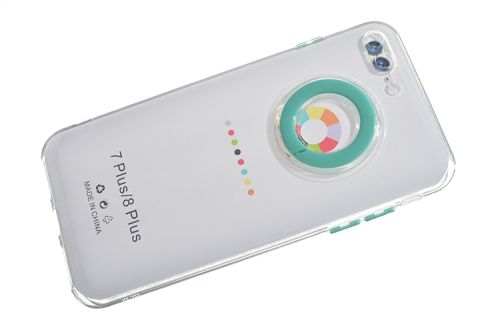 Чехол-накладка для iPhone 7/8 Plus NEW RING TPU бирюзовый оптом, в розницу Центр Компаньон фото 3