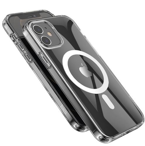 Чехол-накладка для iPhone 12/12 Pro HOCO Magnetic protective прозрачный оптом, в розницу Центр Компаньон фото 3