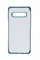 Купить Чехол-накладка для Samsung G975F S10 Plus ELECTROPLATED TPU DOKA синий оптом, в розницу в ОРЦ Компаньон