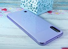 Чехол-накладка для Samsung A105F A10 ELECTROPLATED TPU+PET фиолетовый - фото