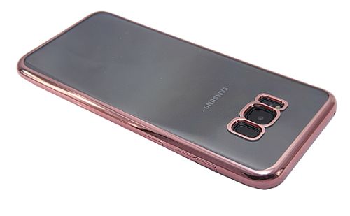 Чехол-накладка для Samsung G955F S8 Plus РАМКА TPU розовое золото оптом, в розницу Центр Компаньон
