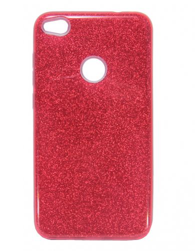Чехол-накладка для HUAWEI P8 Lite 2017/GR3 JZZS Shinny 3в1 TPU красный - оптовая продажа Чехол-накладка для HUAWEI P8 Lite 2017/GR3 JZZS Shinny 3в1 TPU красный - фото