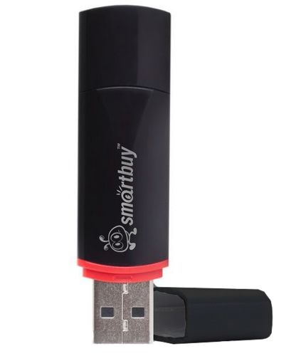 USB флэш карта 4 Gb USB 2.0 Smart Buy Crown черный оптом, в розницу Центр Компаньон фото 2