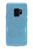 Купить Чехол-накладка для Samsung G960F S9 JZZS Shinny 3в1 TPU синяя оптом, в розницу в ОРЦ Компаньон