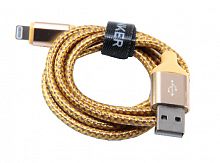 Купить Кабель USB Lightning 8Pin ANKER AK5 с футляром золото оптом, в розницу в ОРЦ Компаньон